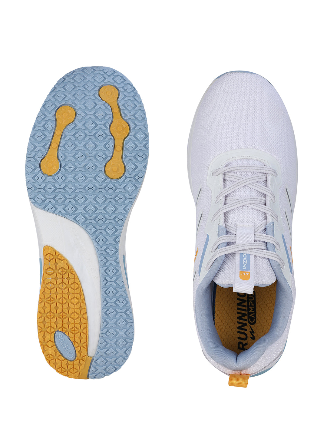 Buy Campus FLOW PRO White Men's Running Shoes Online | Campus Shoes