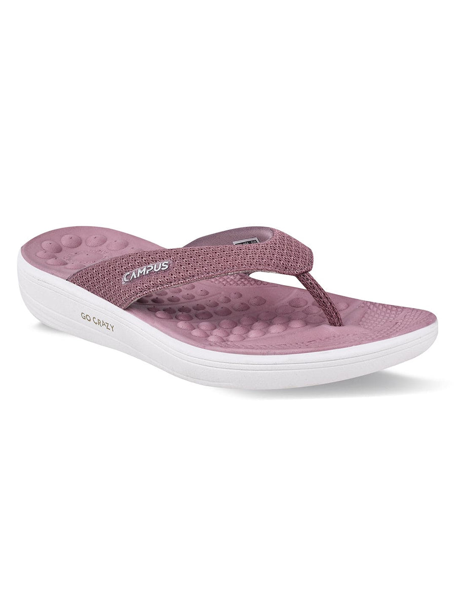 Buy Flip-Flop For Women: Sl-411L-A-Mauve-Sil | Campus Shoes