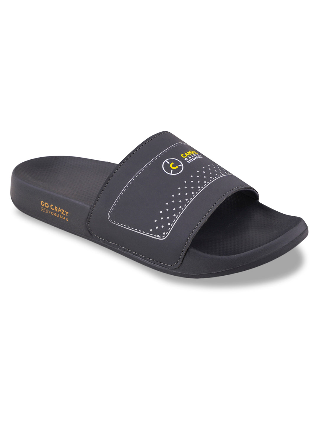 Grey and best sale yellow slippers