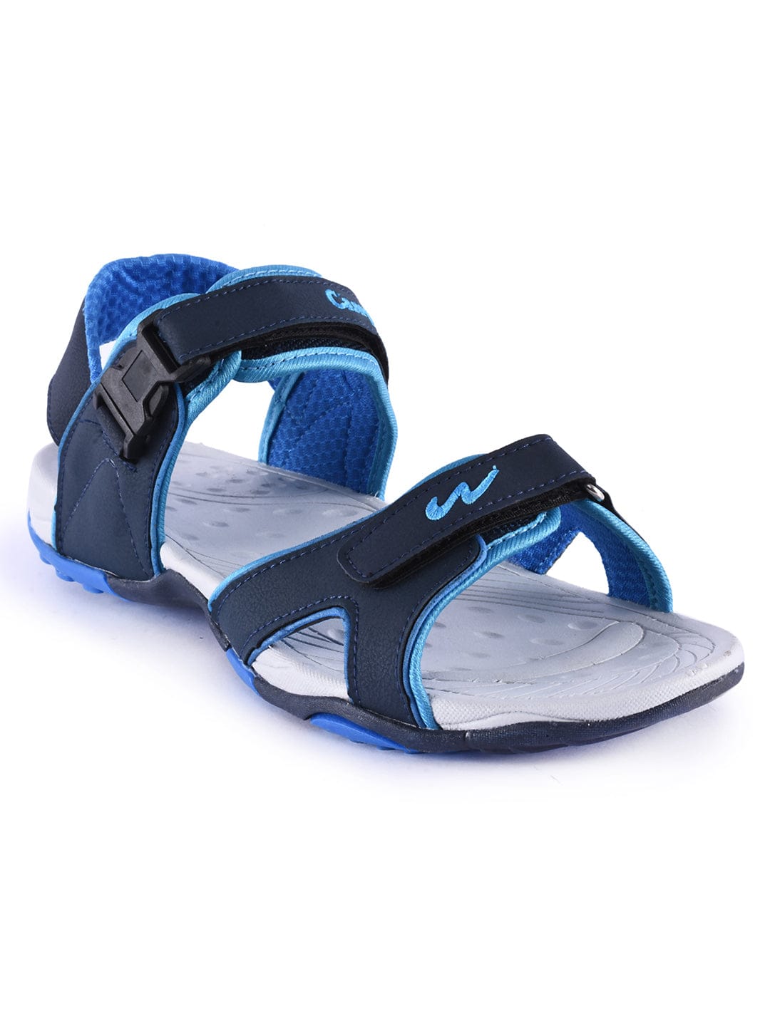 Buy Sandals For Men: Jazzy-3K-514Navy-Sil-Frz799 | Campus Shoes