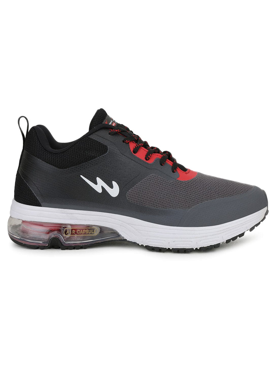 Buy Running Shoes For Men: Baleno-Blk-Red | Campus Shoes