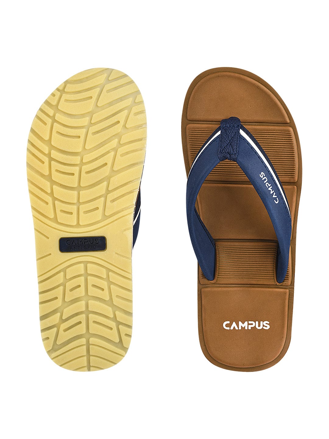 Buy Flip Flop For Men Gc 1043 Tan Campus Shoes