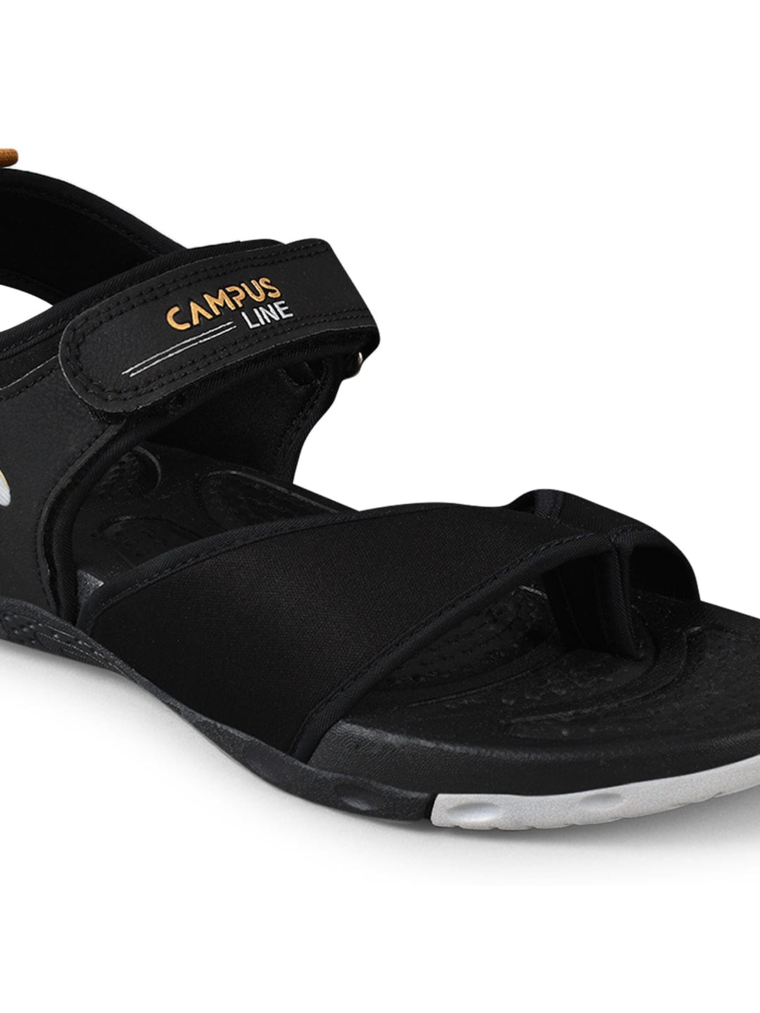 Action Campus Men's Black Sky Blue Yellow Synthetic Casual Sandals 8UK :  Amazon.in: Fashion