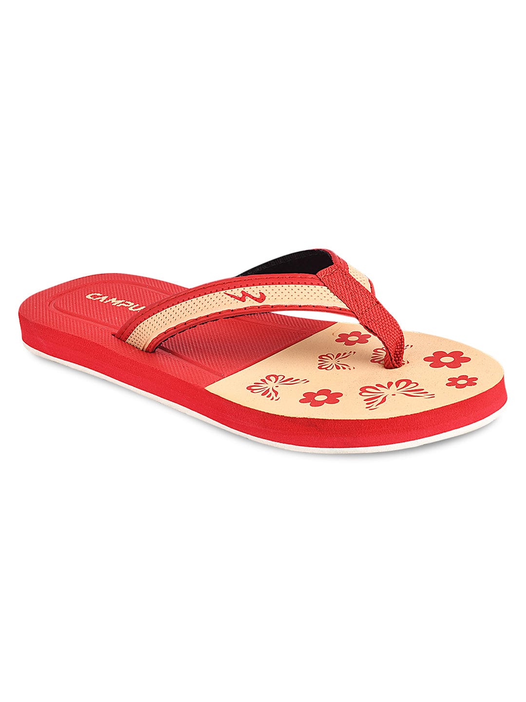 Buy Flip Flop For Women Gcl 2012 Red Campus Shoes