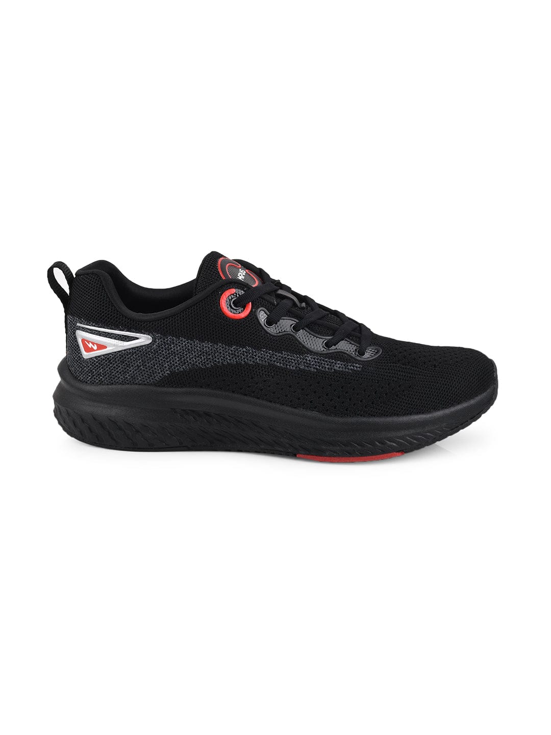 Buy Running Shoes For Men Hitter Blk Red Campus Shoes