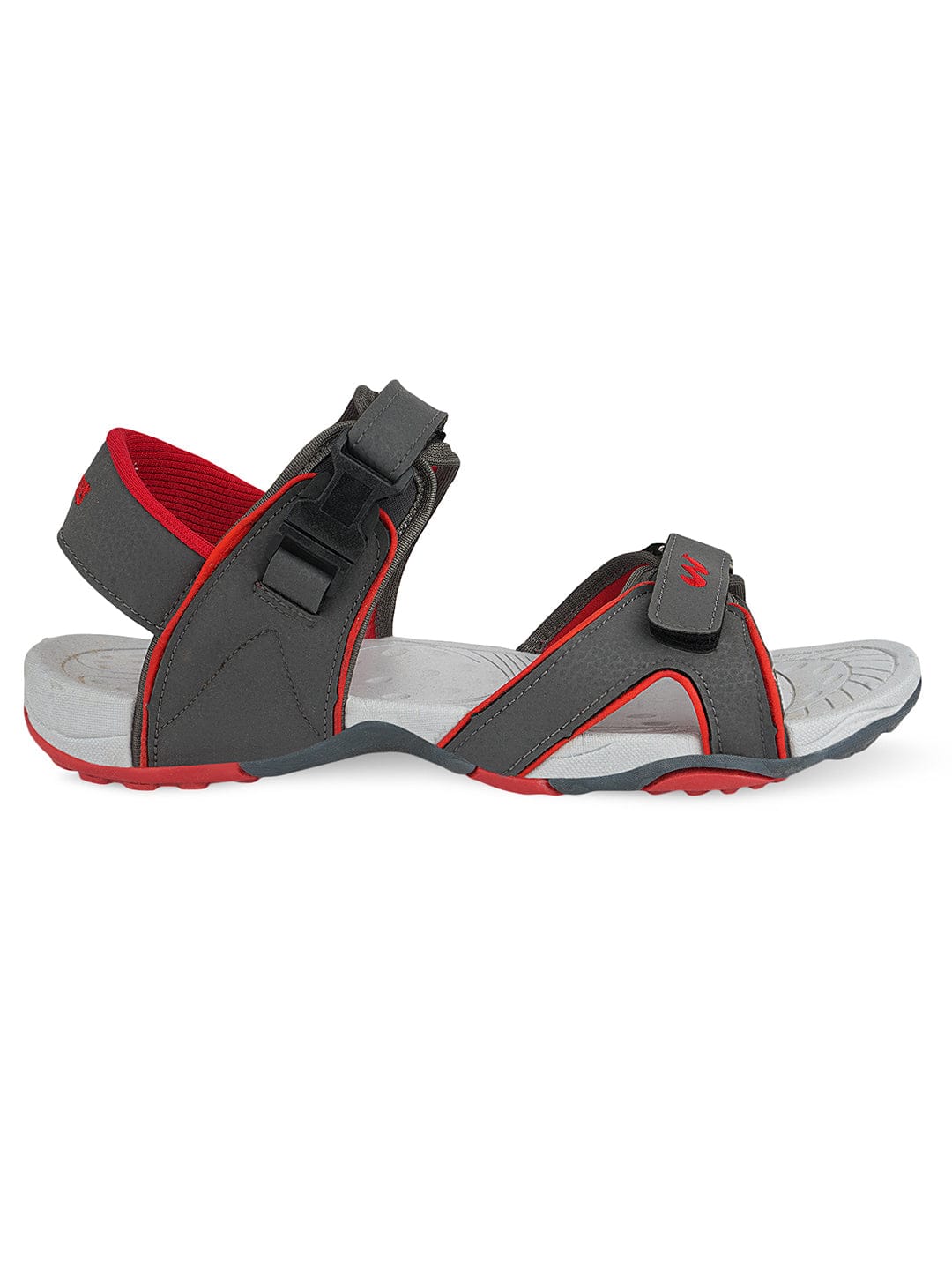 Red discount sandals men