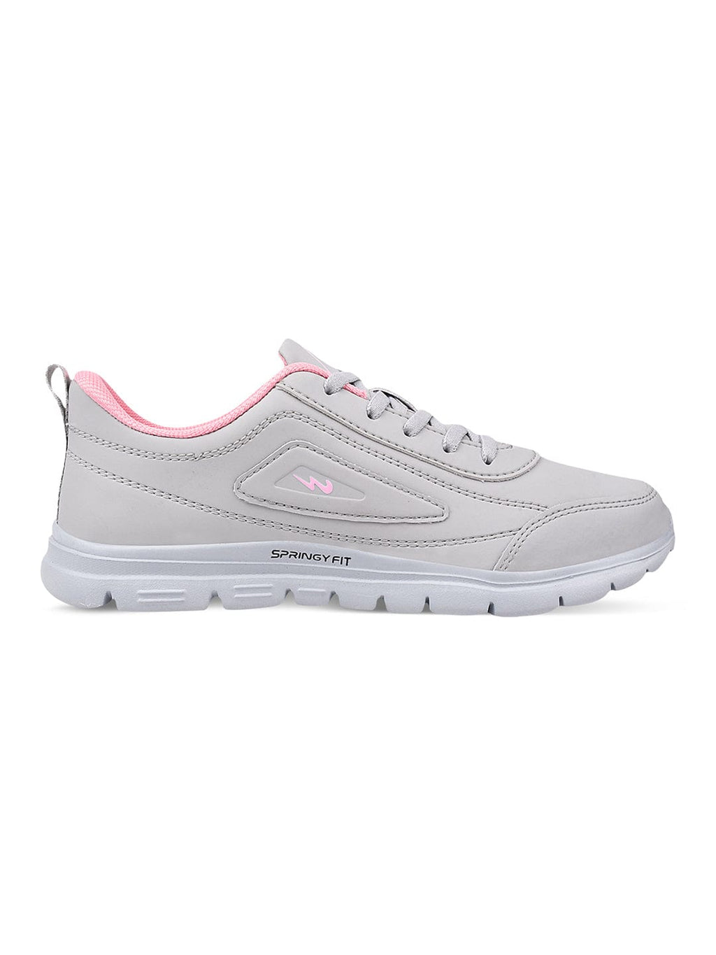 Buy Campus Women Grey & Pink Yoga Flex Memory Tech Lite Mesh Running Shoes  - Sports Shoes for Women 17319464