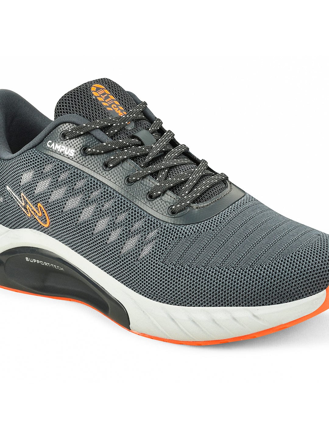 Buy Running Shoes For Men: Nido-Pro-D-Gry-F-Orng | Campus Shoes